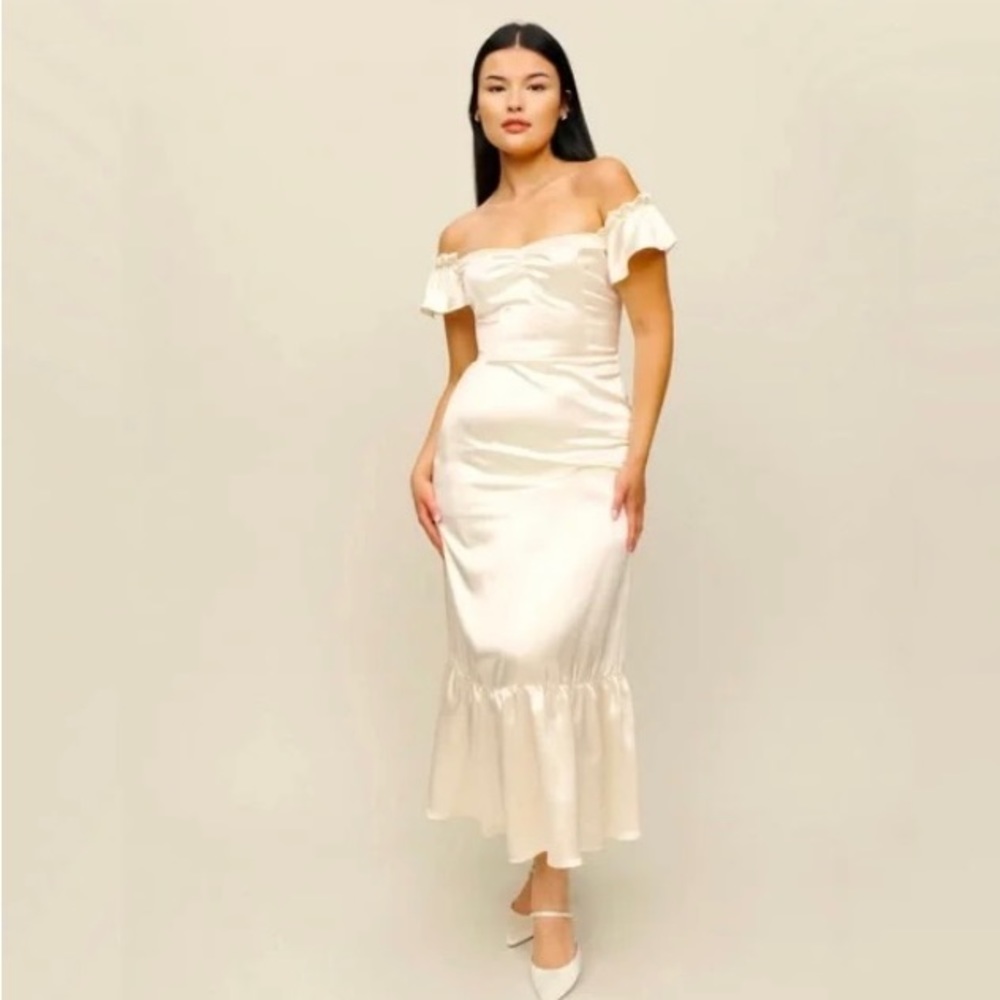 Reformation Sianna Silk Dress (NWT)